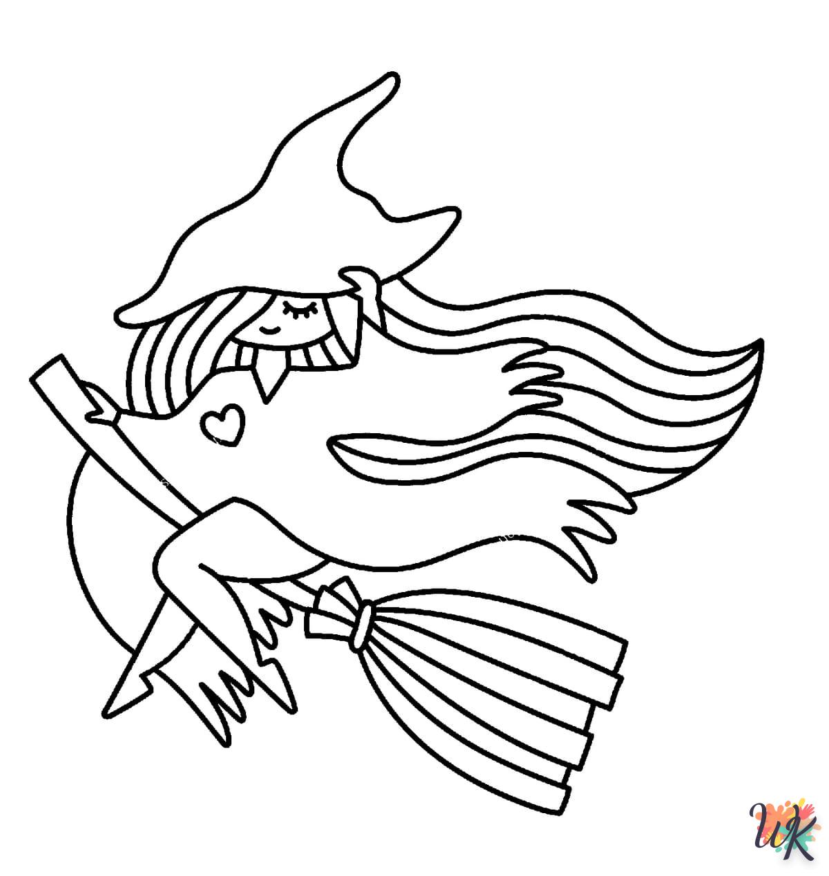 Strega 4 Disegni da Colorare Strega 2